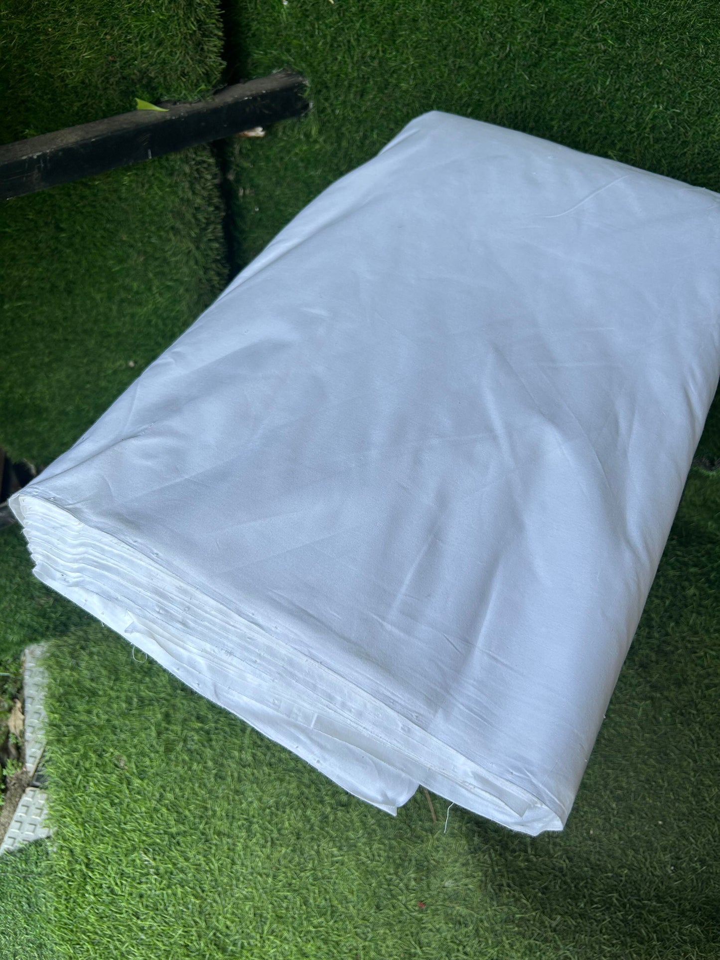 Handloom Khadi Pure Cotton Original Kerala Cotton Material - 80s Twisted - Pure white Shirt Material 2.5x1.24(m) (₹ 699 per meter) - 1 KK7012 KAL