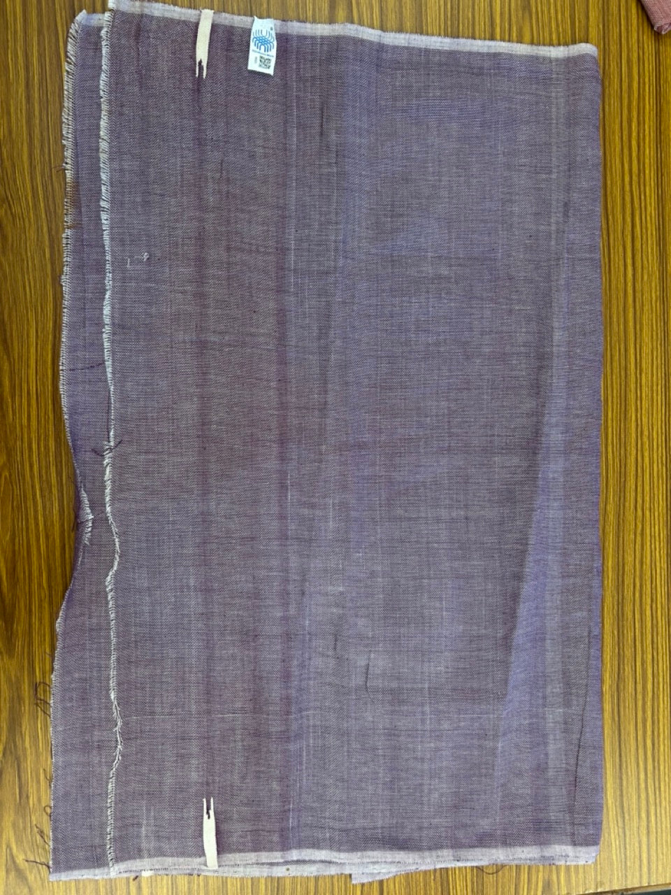 Kaitharikada - Handloom Pure Cotton Kerala Towel - Thorthu - Violet Body & Chutty Kara - 2 KK5198 ELA