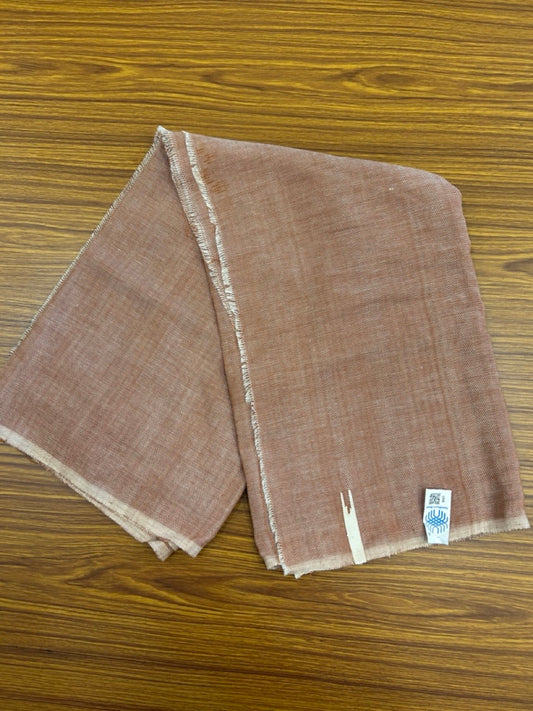 Kaitharikada - Handloom Pure Cotton Kerala Towel - Thorthu - Brown Body & Chutty Kara - 4 KK5198 ELA