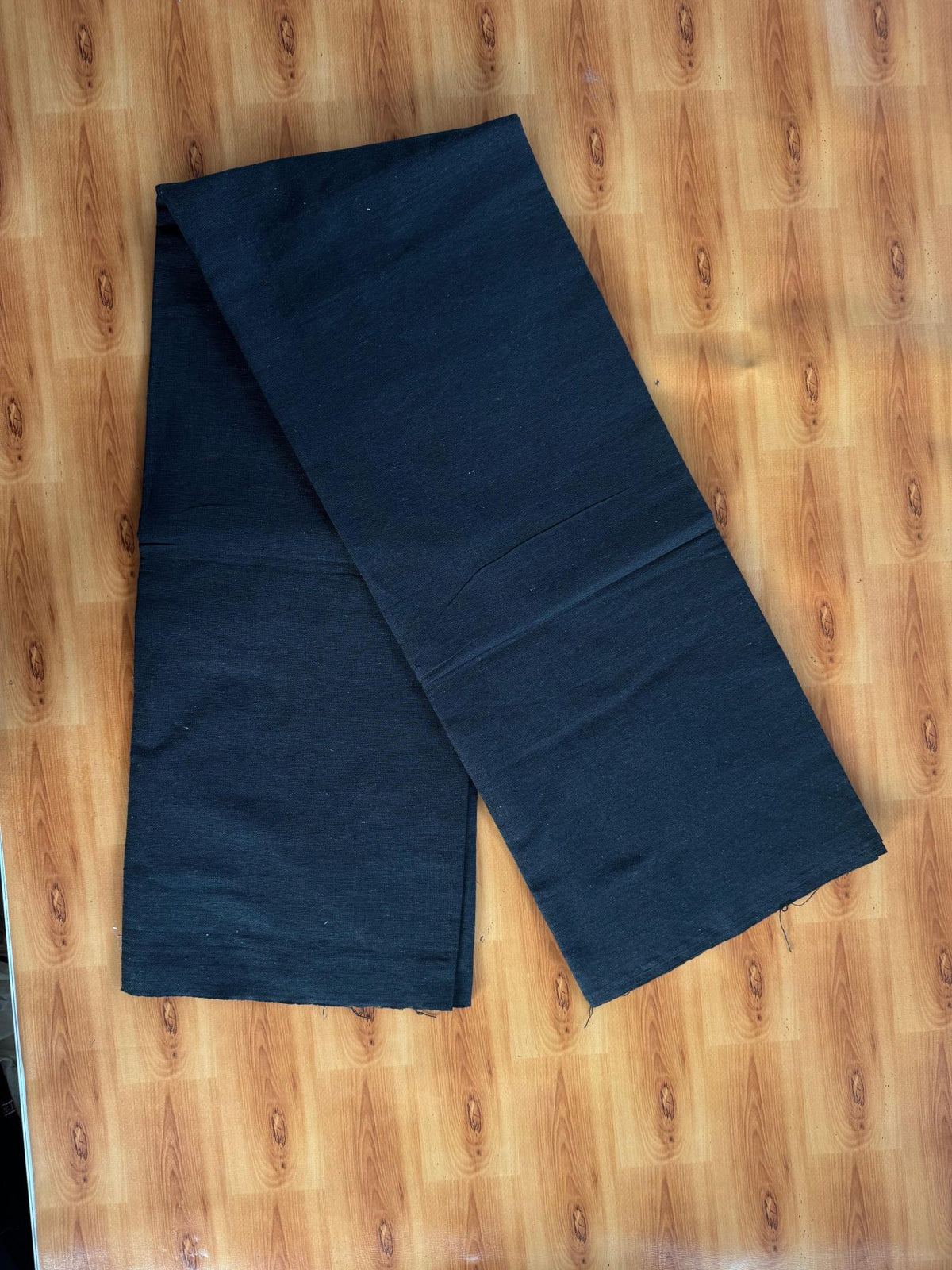Single Kaily / Lungi - Mixed Cotton - Kaitharikada Pulimood - 20s thread -  Black Colour Body (2 meter / 4 muzham) - 1 KK8096 SAT