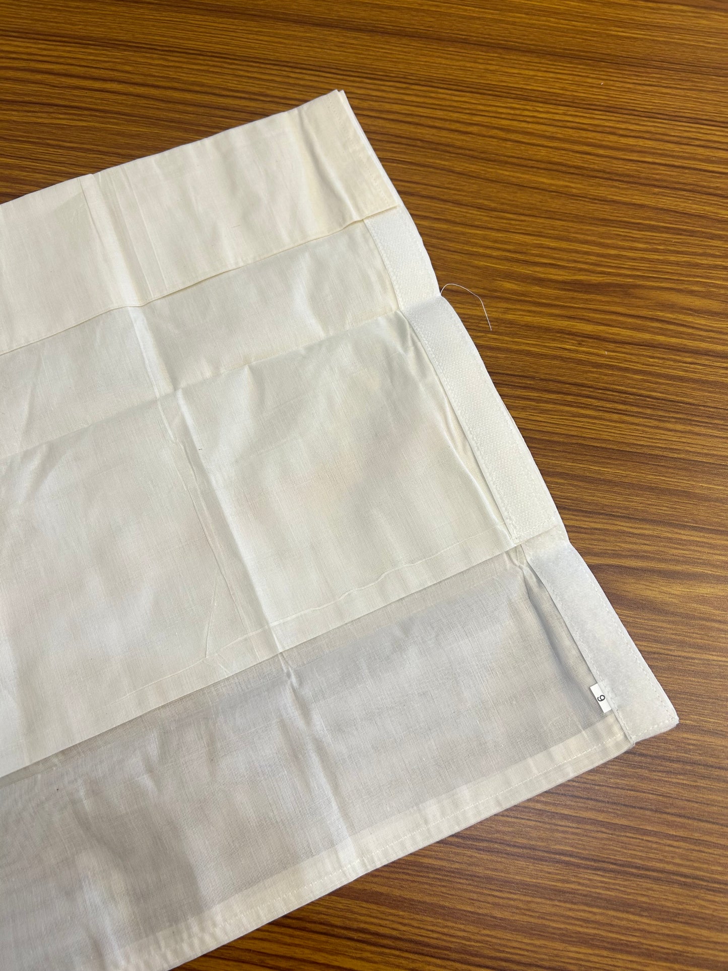 10% DISCOUNT !!! Kaitharikada -Traditional South Indian Kids 100% Pure Cotton Off white VELCRO Mundu Age 9 - 17KK515PMC