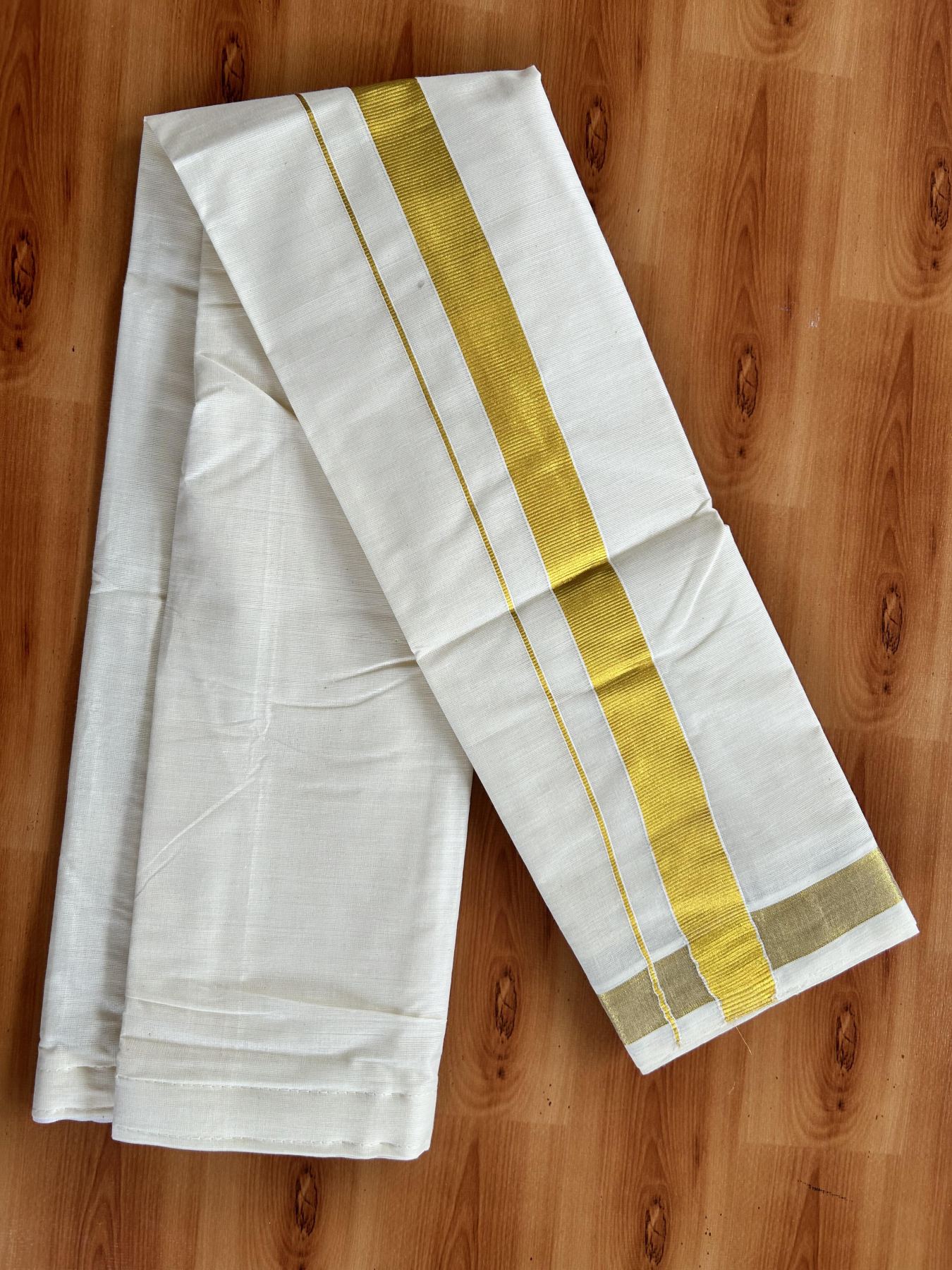 Off White Velcro - 20% Discount !!! Kaitharikada - Traditional South Indian Kids Pure Cotton Mundu/Dhoti - 1 KK5454 GAN