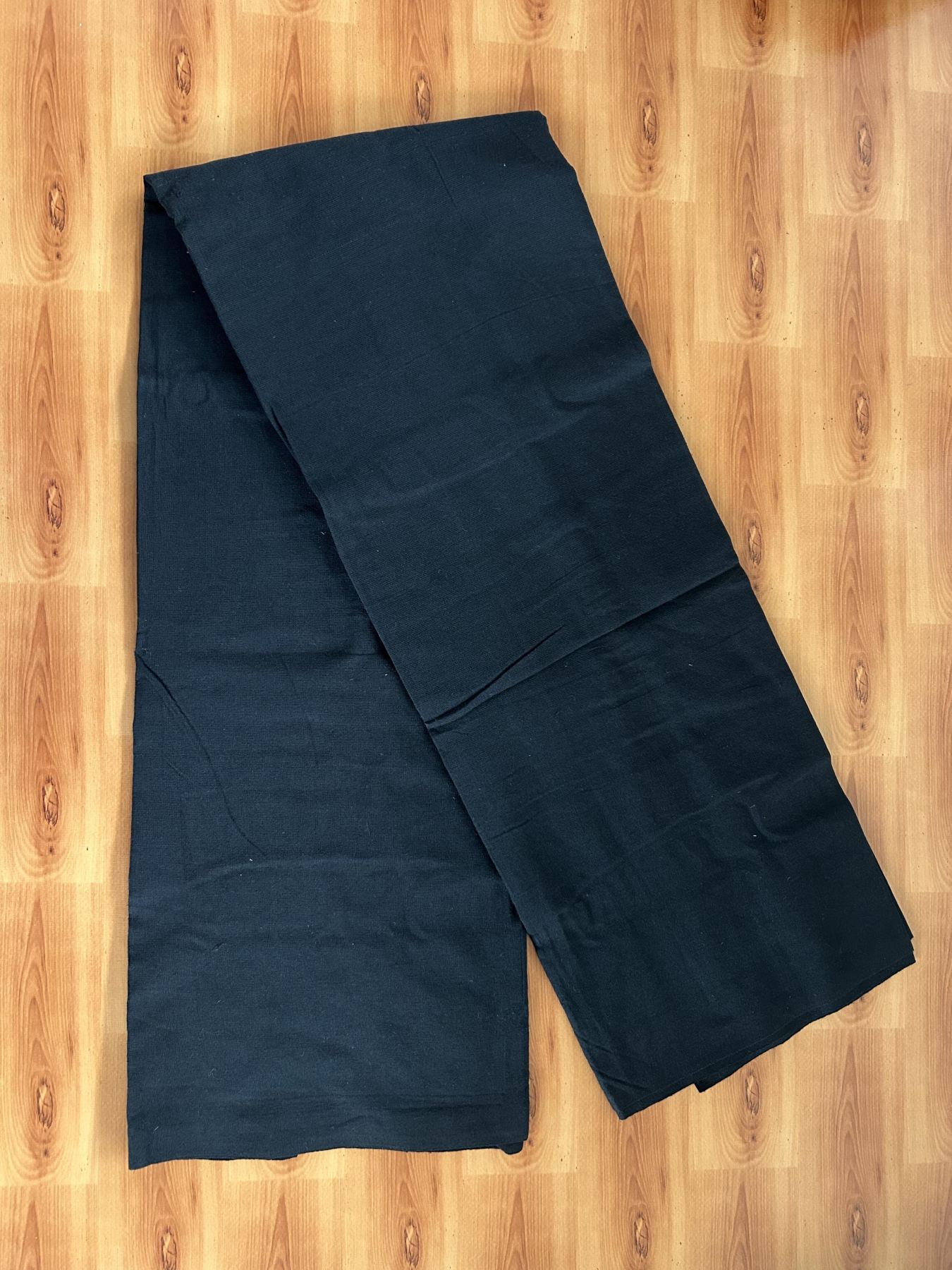 Kaitharikada - Single Kaily / Lungi - Mixed Cotton - 40s twisted -  Black colour body (2 meter / 4 muzham) - 39 KK8055 SAT
