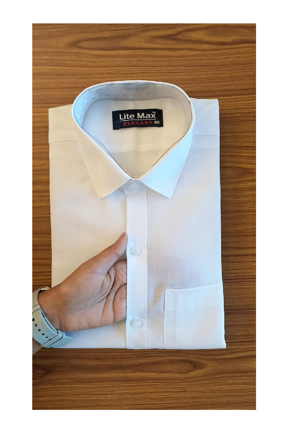 Kaitharikada- 100% PURE WHITE  ELEGANT FULL  Sleeve-65.